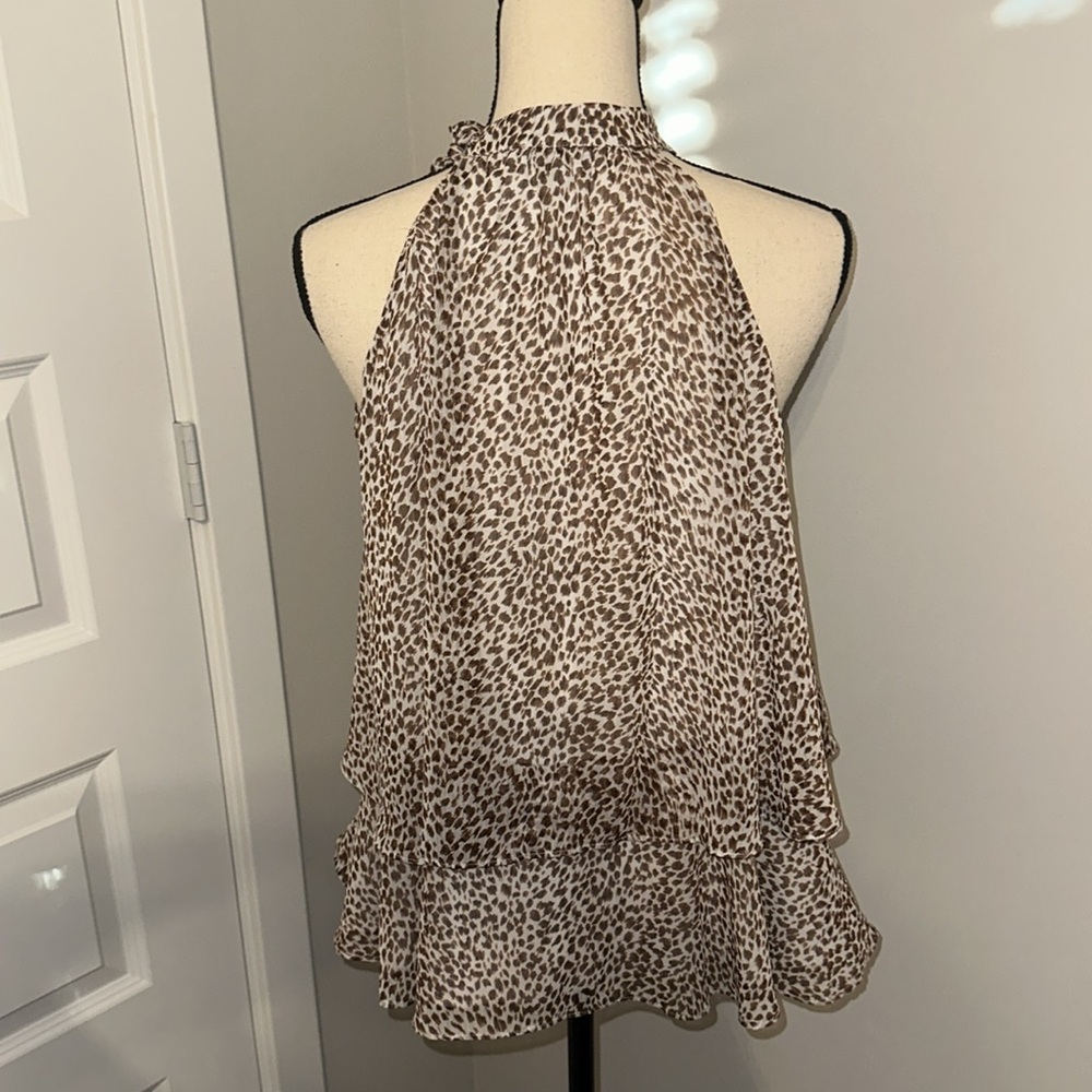 Animal Print Express Sleeveless Top - Picture 5 of 5